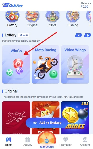 Win go game